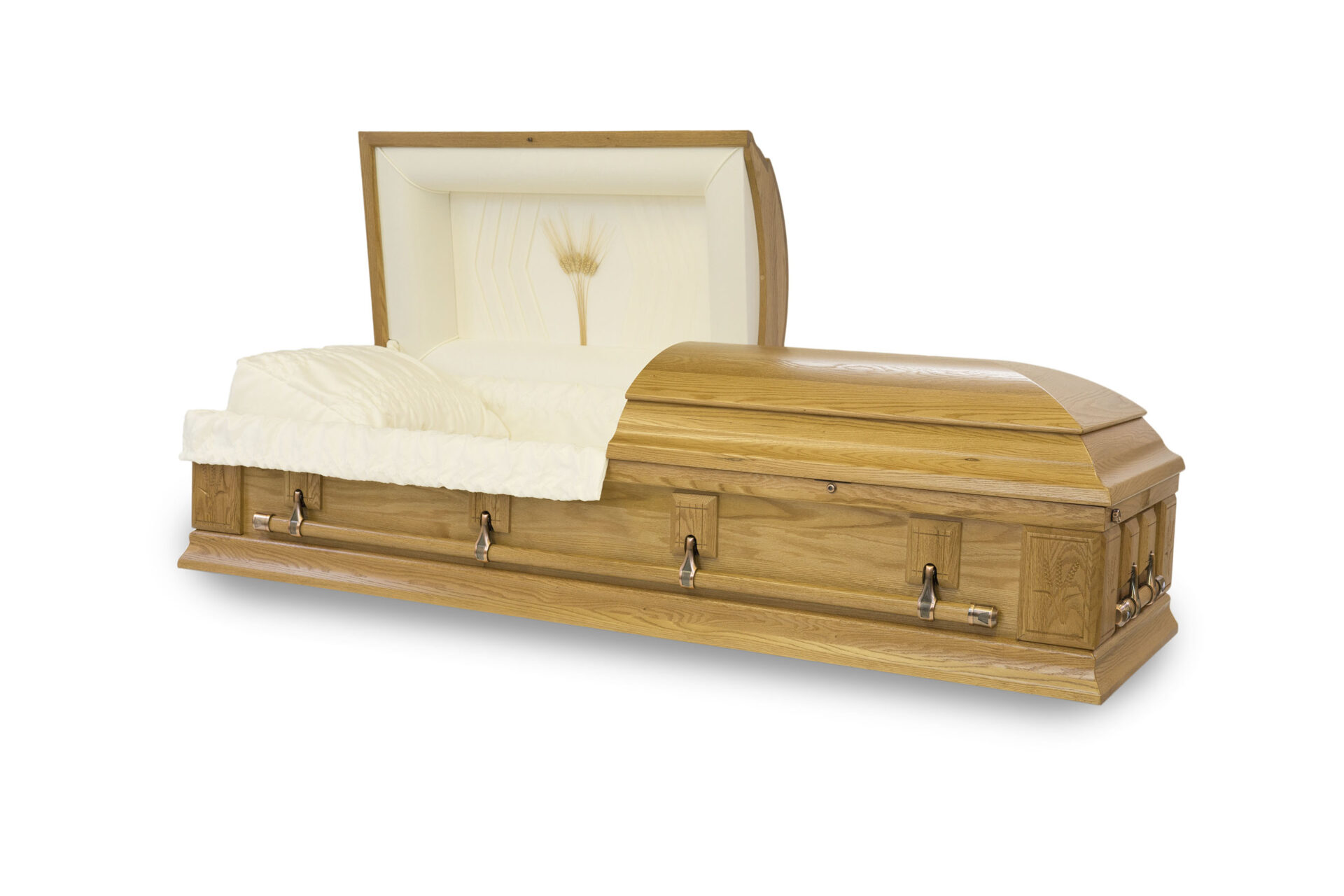 Prairies Oak Hardwood Casket